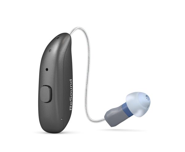 ReSound Omnia Mini RIE 60 with MRIE receiver Graphite